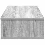 Estante de pared con cajones madera contrachapada roble ahumado de , Estantes y estanterías - Ref: Foro24-859955, Precio: 49,...