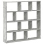 Estante cubo de pared 12 compartimentos madera gris hormigón de , Estantes y estanterías - Ref: Foro24-860007, Precio: 62,79 ...