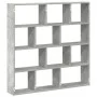 Estante cubo de pared 12 compartimentos madera gris hormigón de , Estantes y estanterías - Ref: Foro24-860007, Precio: 60,69 ...