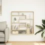 Estante cubo de pared 7 compartimentos madera roble Sonoma de , Estantes y estanterías - Ref: Foro24-860024, Precio: 66,11 €,...