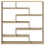 Estante cubo de pared 7 compartimentos madera roble Sonoma de , Estantes y estanterías - Ref: Foro24-860024, Precio: 67,34 €,...