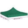 Techo de carpa para celebraciones verde 2x2 m 270 g/m² de vidaXL, Cubiertas para carpas y cenadores - Ref: Foro24-315341, Pre...