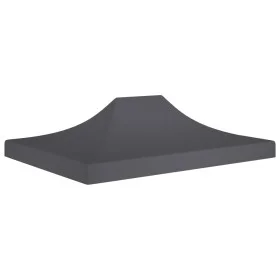 Techo de carpa para celebraciones gris antracita 4x3 m 270 g/m² by vidaXL, Covers for tents and gazebos - Ref: Foro24-315351,...