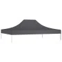 Techo de carpa para celebraciones gris antracita 4x3 m 270 g/m² de vidaXL, Cubiertas para carpas y cenadores - Ref: Foro24-31...