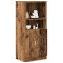 Mueble de cocina madera ingeniería envejecida 57x41,5x131,5 cm de , Armarios de cocina - Ref: Foro24-860128, Precio: 99,26 €,...