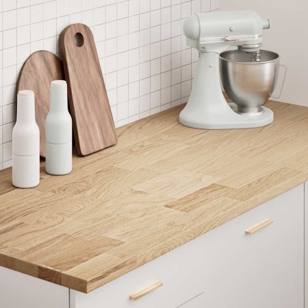 Encimera de cocina rectangular madera maciza roble de , Tableros para mesas - Ref: Foro24-4009000, Precio: 147,27 €, Descuent...