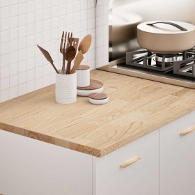 Encimera de cocina rectangular madera maciza roble de , Tableros para mesas - Ref: Foro24-4008997, Precio: 86,44 €, Descuento: %