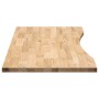 Tablero escritorio rectangular madera maciza roble sin tratar de , Tableros para mesas - Ref: Foro24-4009009, Precio: 86,76 €...