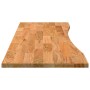 Tablero escritorio rectangular madera maciza roble marrón claro de , Tableros para mesas - Ref: Foro24-4009021, Precio: 118,7...