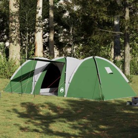 Tienda de campaña familiar iglú 8 personas impermeable verde de , Tiendas de campaña - Ref: Foro24-4009428, Precio: 234,43 €,...