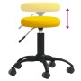 Taburete de masajes terciopelo amarillo mostaza de , Sillones de masaje - Ref: Foro24-3085745, Precio: 45,52 €, Descuento: %