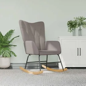 Silla mecedora de tela gris taupe de , Mecedoras - Ref: Foro24-327620, Precio: 118,30 €, Descuento: %