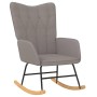 Silla mecedora de tela gris taupe de , Mecedoras - Ref: Foro24-327620, Precio: 120,24 €, Descuento: %