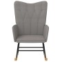 Silla mecedora de tela gris taupe de , Mecedoras - Ref: Foro24-327620, Precio: 120,24 €, Descuento: %