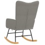 Silla mecedora de tela gris taupe de , Mecedoras - Ref: Foro24-327620, Precio: 120,24 €, Descuento: %