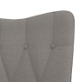 Silla mecedora de tela gris taupe de , Mecedoras - Ref: Foro24-327620, Precio: 120,24 €, Descuento: %