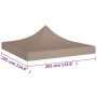 Techo de carpa para celebraciones taupé 3x3 m 270 g/m² de vidaXL, Cubiertas para carpas y cenadores - Ref: Foro24-315321, Pre...