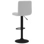 Taburete de cocina de terciopelo gris claro de , Taburetes de cocina - Ref: Foro24-334294, Precio: 81,12 €, Descuento: %