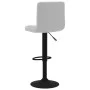 Taburete de cocina de terciopelo gris claro de , Taburetes de cocina - Ref: Foro24-334294, Precio: 79,82 €, Descuento: %