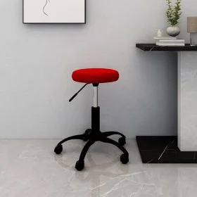 Silla de oficina giratoria de terciopelo rojo tinto de , Sillas de oficina - Ref: Foro24-333180, Precio: 53,08 €, Descuento: %