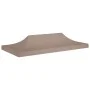 Techo de carpa para celebraciones gris taupe 6x3 m 270 g/m² de vidaXL, Cubiertas para carpas y cenadores - Ref: Foro24-315330...