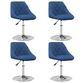 Sillas de comedor giratorias 4 unidades terciopelo azul de , Sillas de comedor - Ref: Foro24-3088762, Precio: 233,17 €, Descu...