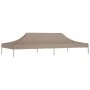 Techo de carpa para celebraciones gris taupe 6x3 m 270 g/m² de vidaXL, Cubiertas para carpas y cenadores - Ref: Foro24-315330...
