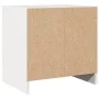 Mesita de noche madera maciza de mango blanco 40x30,5x40 cm de , Mesitas de noche - Ref: Foro24-808115, Precio: 36,25 €, Desc...
