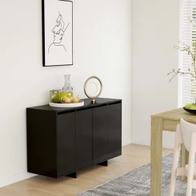 Aparador de madera contrachapada negro 120x41x75 cm von , Sideboards - Ref: Foro24-809603, Preis: 141,87 €, Rabatt: %
