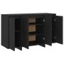 Aparador de madera contrachapada negro 120x41x75 cm de , Aparadores - Ref: Foro24-809603, Precio: 141,87 €, Descuento: %