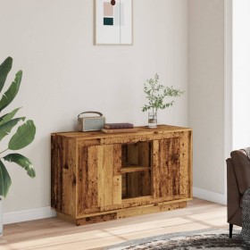Aparador de madera de ingeniería envejecida 102x35x60 cm de , Aparadores - Ref: Foro24-857137, Precio: 94,85 €, Descuento: %