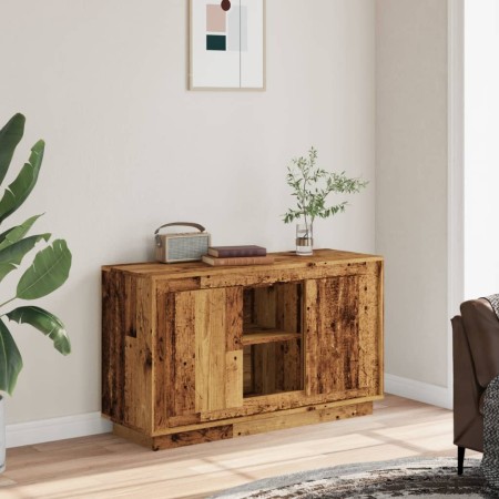 Aparador de madera de ingeniería envejecida 102x35x60 cm de , Aparadores - Ref: Foro24-857137, Precio: 94,85 €, Descuento: %