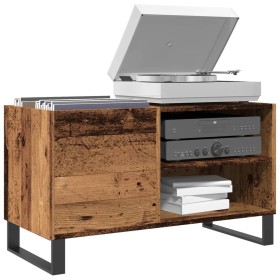 Mueble para discos madera ingeniería envejecida 84,5x38x48 cm de , Almacenamiento para CD y DVD - Ref: Foro24-857244, Precio:...