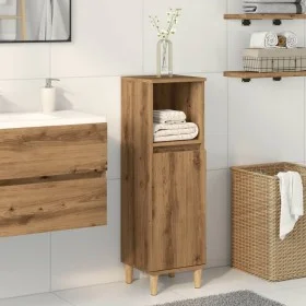 Armario de baño madera de ingeniería roble artisan 30x30x100 cm de , Muebles de baño - Ref: Foro24-857109, Precio: 59,96 €, D...