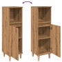 Armario de baño madera de ingeniería roble artisan 30x30x100 cm de , Muebles de baño - Ref: Foro24-857109, Precio: 61,35 €, D...