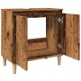 Mueble de lavabo madera de ingeniería envejecida 58x33x60 cm de , Tocadores de baño - Ref: Foro24-857114, Precio: 52,13 €, De...