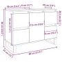 Mueble de lavabo madera de ingeniería envejecida 80x33x60 cm de , Tocadores de baño - Ref: Foro24-857238, Precio: 111,07 €, D...