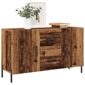Aparador de madera de ingeniería envejecida 100x36x60 cm de , Aparadores - Ref: Foro24-857320, Precio: 109,13 €, Descuento: %