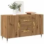 Aparador de madera de ingeniería roble artisan 100x36x60 cm de , Aparadores - Ref: Foro24-857317, Precio: 105,49 €, Descuento: %