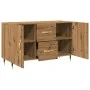 Aparador de madera de ingeniería roble artisan 100x36x60 cm de , Aparadores - Ref: Foro24-857317, Precio: 105,49 €, Descuento: %