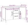 Aparador de madera de ingeniería roble artisan 100x36x60 cm de , Aparadores - Ref: Foro24-857317, Precio: 107,29 €, Descuento: %