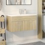 Mueble de baño con lavabo integrado roble Sonoma de , Muebles de baño - Ref: Foro24-3324985, Precio: 221,36 €, Descuento: %