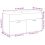 Mueble de baño con lavabo integrado roble Sonoma de , Muebles de baño - Ref: Foro24-3324985, Precio: 221,36 €, Descuento: %