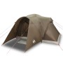 Tienda de campaña familiar iglú 6 personas impermeable marrón de , Tiendas de campaña - Ref: Foro24-4009465, Precio: 128,76 €...