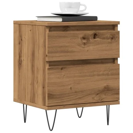 Mesita de noche madera de ingeniería roble artisian 40x35x50 cm by , Nightstands - Ref: Foro24-857418, Price: 48,82 €, Discou...