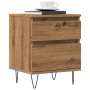 Mesita de noche madera de ingeniería roble artisian 40x35x50 cm de , Mesitas de noche - Ref: Foro24-857418, Precio: 50,44 €, ...