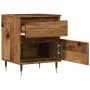 Mesitas de noche 2 uds madera ingeniería envejecida 40x35x50 cm by , Nightstands - Ref: Foro24-857397, Price: 83,49 €, Discou...
