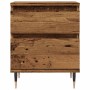 Mesitas de noche 2 uds madera ingeniería envejecida 40x35x50 cm de , Mesitas de noche - Ref: Foro24-857397, Precio: 85,33 €, ...
