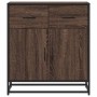 Aparador madera ingeniería roble marrón 68x35x76 cm de , Aparadores - Ref: Foro24-848983, Precio: 83,54 €, Descuento: %