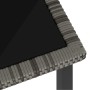 Mesa de comedor para jardín ratán sintético gris 180x70x73 cm de vidaXL, Mesas de jardín - Ref: Foro24-315119, Precio: 151,89...